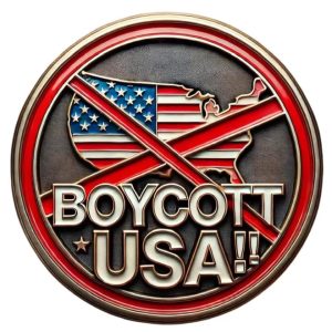French and Danish consumers are turning their backs on American products, launching a growing boycott movement in protest against US foreign and economic policies.