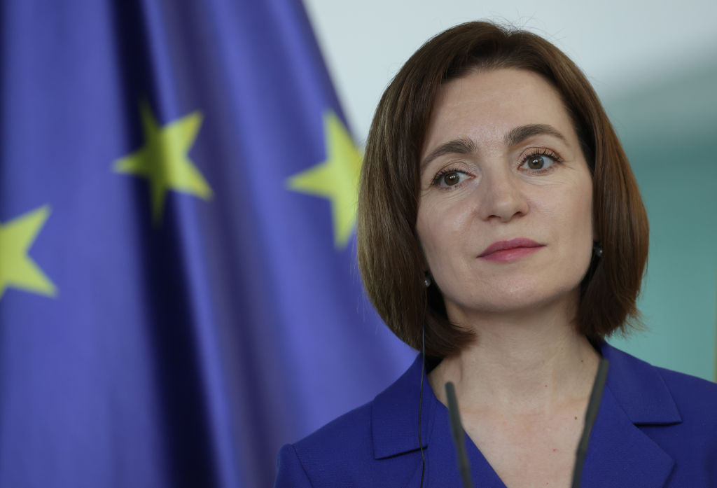 Moldovan President Maia Sandu. (Sean Gallup/Getty Images)