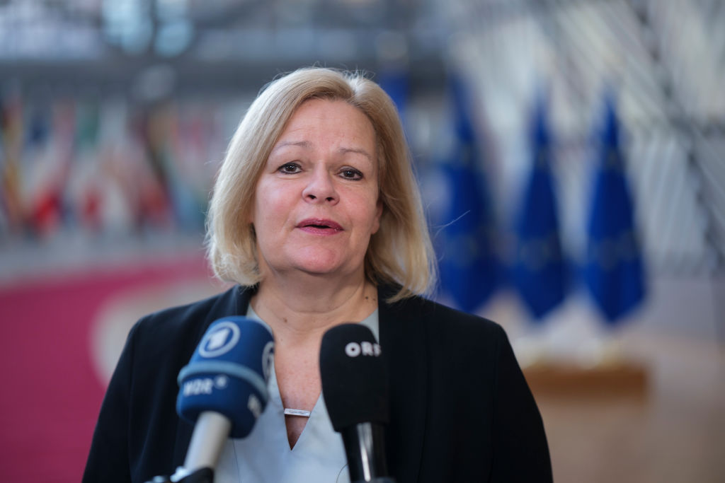 German interior minister Nancy Faeser. (Thierry Monasse/Getty Images)