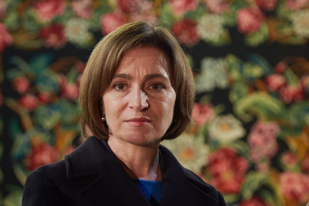 Moldovan President Maia Sandu. (Pierre Crom/Getty Images)