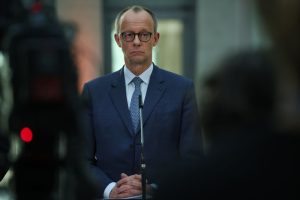 Friedrich Merz, chancellor designate and leader of the Christian Democrats. (Sean Gallup/Getty Images)