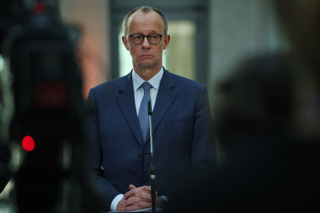 Friedrich Merz, chancellor designate and leader of the Christian Democrats. (Sean Gallup/Getty Images)