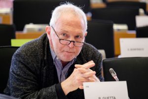 Liberal MEP and member of the European Parliament Foreign Affairs Committee, Bernard Guetta, suggested that the European Union should consider forging a political alliance with China in response to shifting global dynamics. (Photo by Thierry Monasse/Getty Images)
