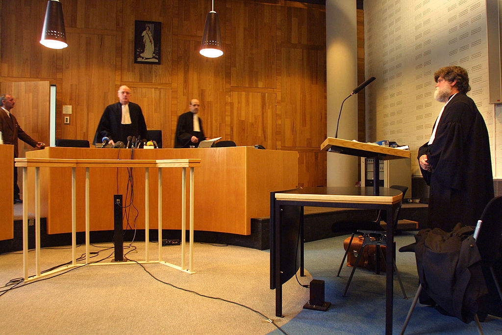 A septuagenarian has been arrested for allegedly issuing threats on X against Judge Bénédicte de Perthuis, who ruled on the ineligibility sentence for Marine Le Pen. (Photo by Michel Porro/Getty Images)