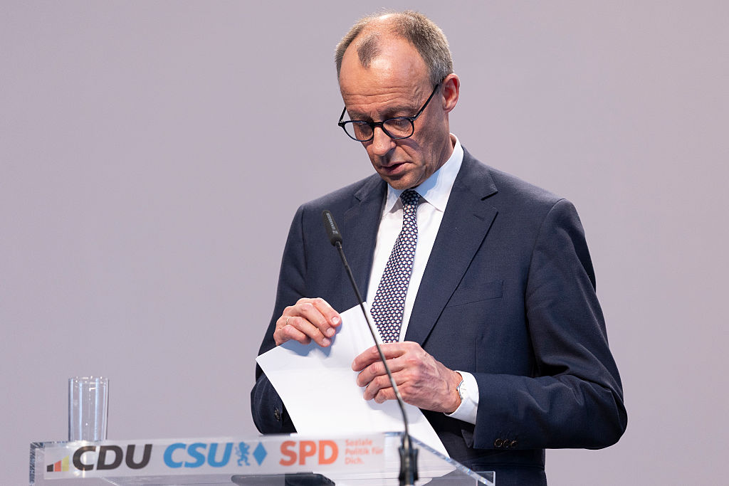 Friedrich Merz, leader of the Christian Democratic Union (CDU). (Maja Hitij/Getty Images)