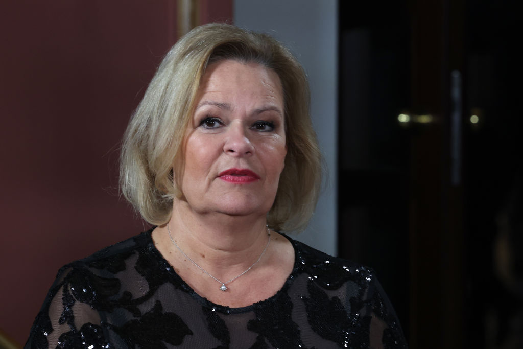 Nancy Faeser, Germany's Interior Minister. (Alexander Hassenstein/Getty Images)