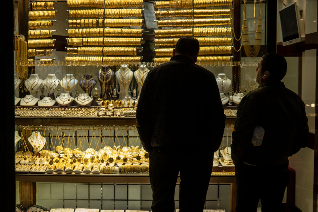 Gold prices have surged amid finacial turmoil. (Chris McGrath/Getty Images)