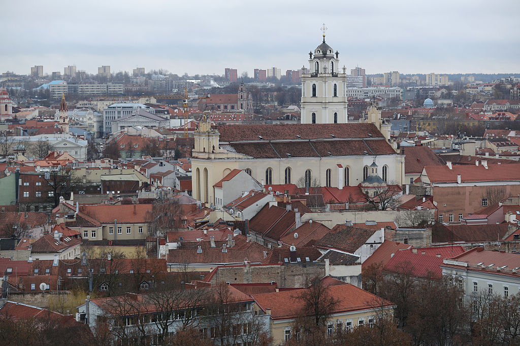 City centre of Vilnius, Lithuanian capital. (Sean Gallup/Getty Images)
