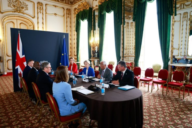 The UK has agreed to reset ties with the European Union since Brexit, with a new agreement with the EU removing trade barriers and more collaboration on defence.  EPA-EFE/JASON ALDEN / POOL