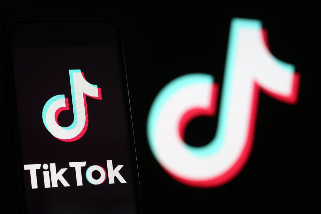 TikTok was fined 530 million euros ($600 million) by its lead EU privacy regulator on May 2 over concerns on how it protects user information and was ordered to suspend data transfers to China if its processing is not brought into compliance within six months. (Photo by Chesnot/Getty Images)