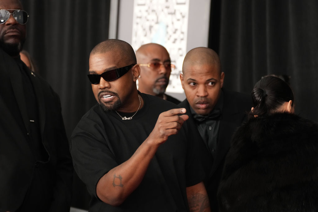 Ye’s new track “Heil Hitler”, released on May 8, was swiftly banned from Spotify, Apple Music, and YouTube. But within 24 hours, it had racked up millions of views on X on Elon Musk’s self-styled “free speech” platform. (Photo by Jeff Kravitz/FilmMagic)