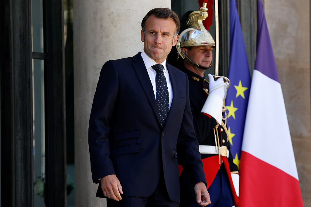 France's Emmanuel Macron called in Vietnam on May 26 for the preservation of a world order "based on law", as he started a tour of Southeast Asia, a region caught up in the confrontation between the United States and China. (Photo by Antoine Gyori - Corbis/Corbis via Getty Images)