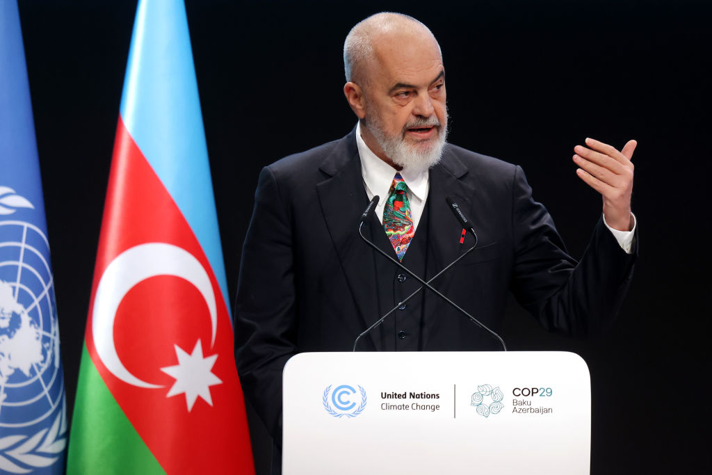 Albanian Prime Minister Edi Rama.(Sean Gallup/Getty Images)