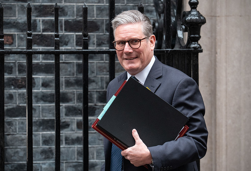 UK Prime Minister Keir Starmer outside 10 Downing Street. (Carl Court/Getty Images)