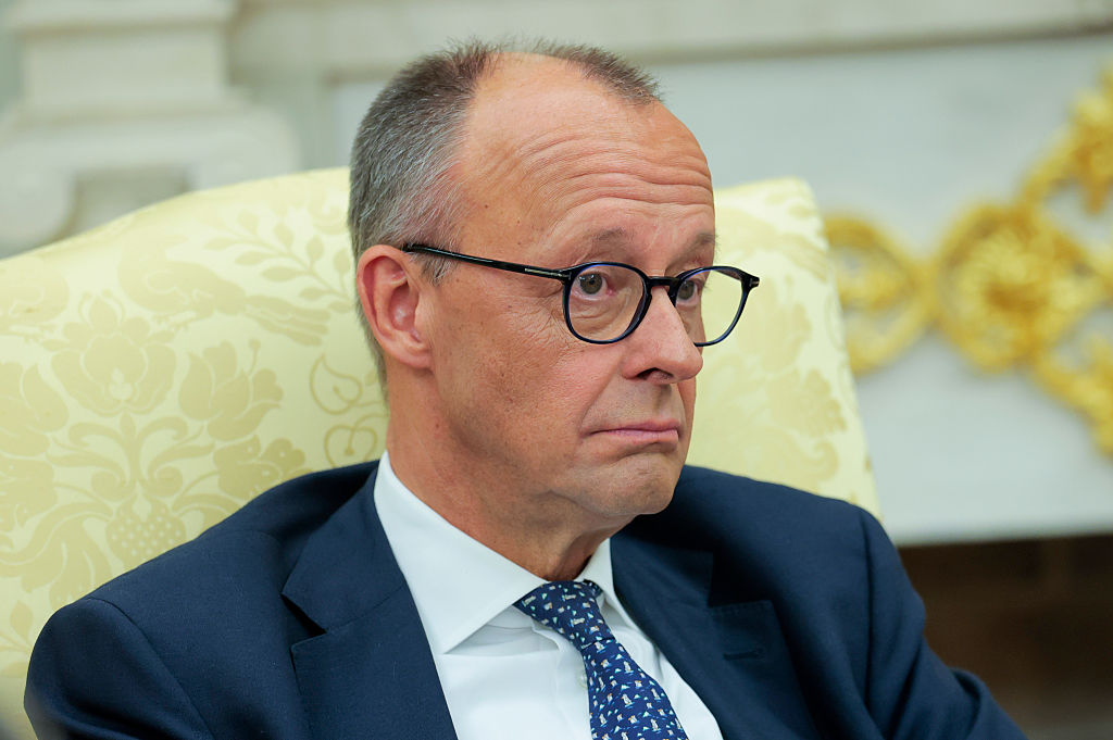 During his state visit to the United States, German Chancellor Friedrich Merz spoke with Fox News, where he linked the rise in anti-Semitism in Germany to mass migration over the past decade. (Photo by Anna Moneymaker/Getty Images)