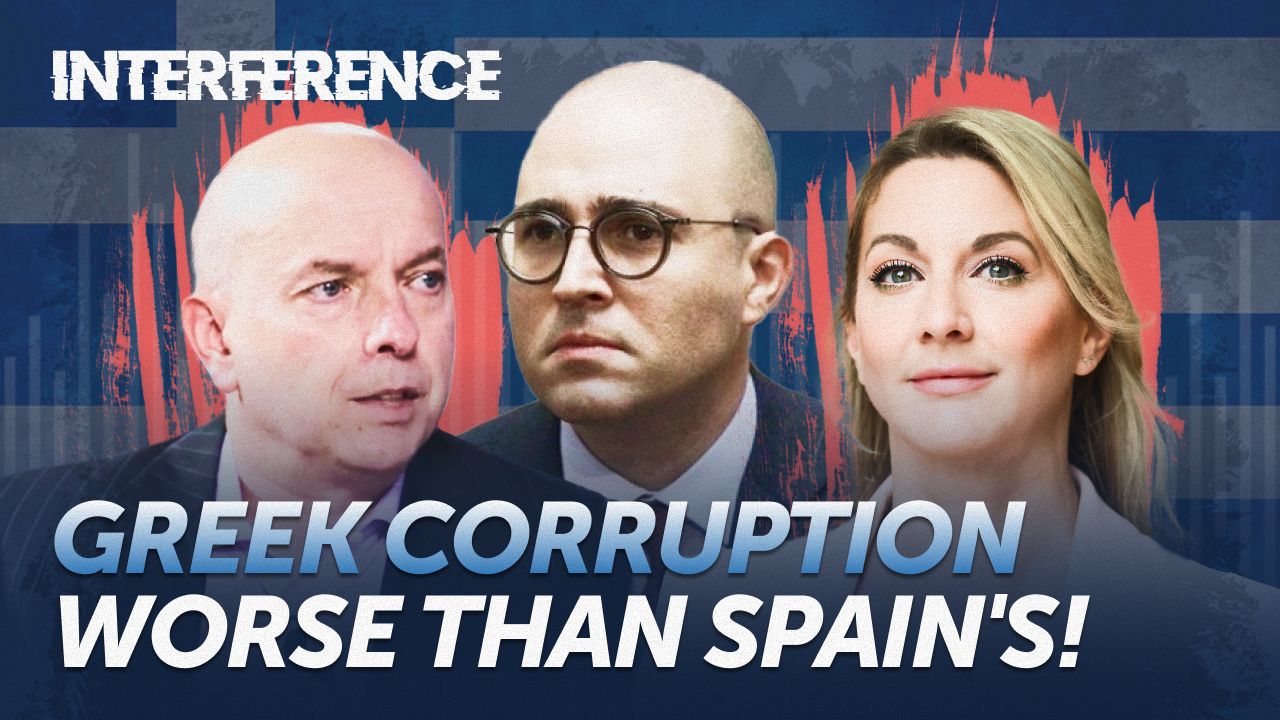 Interference podcast episode 3. This week, Alex and Justin are joined by Brussels Signal Columnist and former Greek MP Constantinos Bogdanos to dig into the latest wave of scandals shaking Greece.