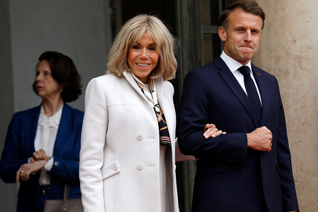 A prominent LGBT activist has accused France's First Lady, Brigitte Macron, of prejudice against transgender people by pursuing legal action against those claiming she was born male.(Photo by Antoine Gyori - Corbis/Corbis via Getty Images)