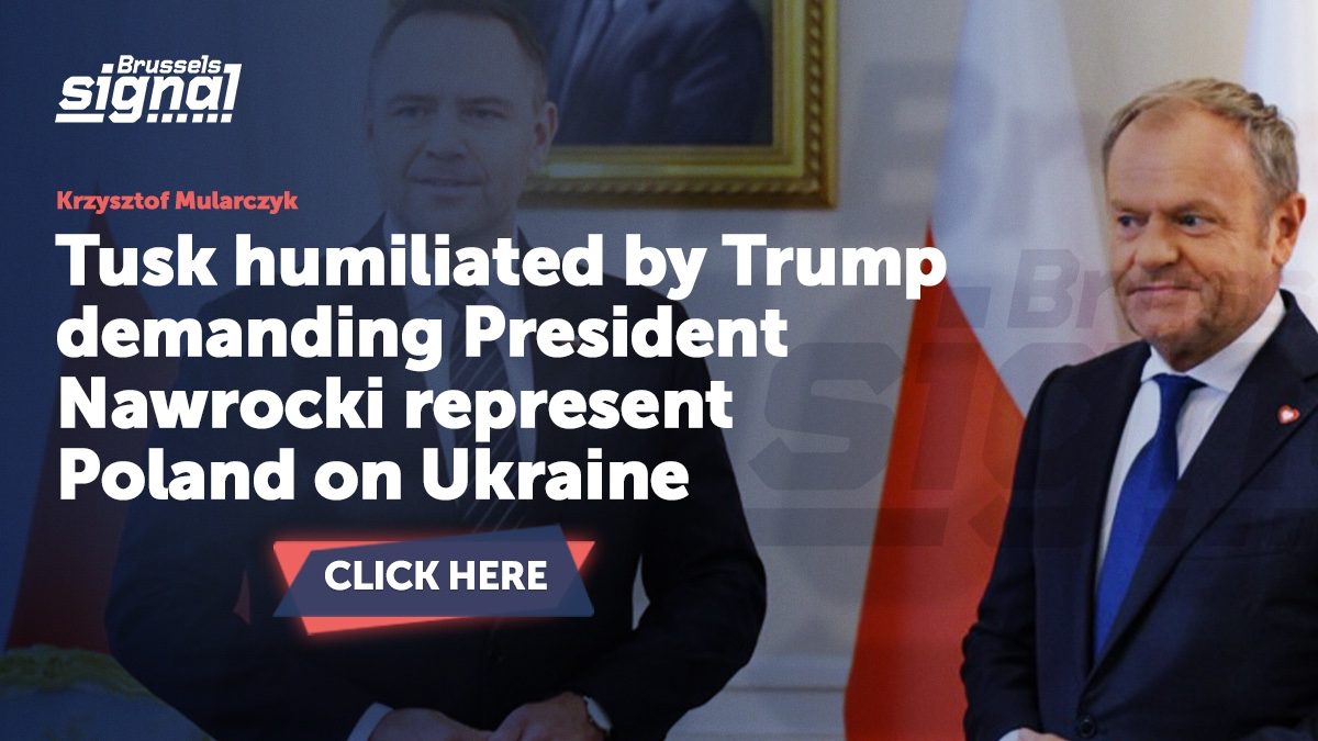 Tusk humiliated by Trump demanding President Nawrocki represent Poland on Ukraine
