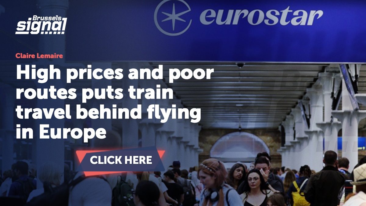 High prices and poor routes puts train travel behind flying in Europe