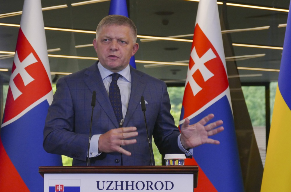 The European Commission slams Slovakia’s latest constitutional amendment, warning that the move to enshrine “traditional” values on gender and sexuality clashes with EU law. EPA/STRINGER