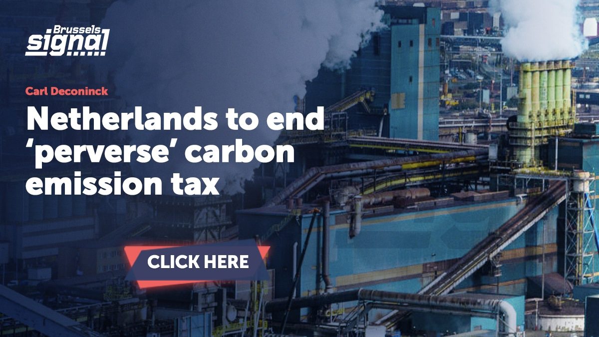 Netherlands to end ‘perverse’ carbon emission tax