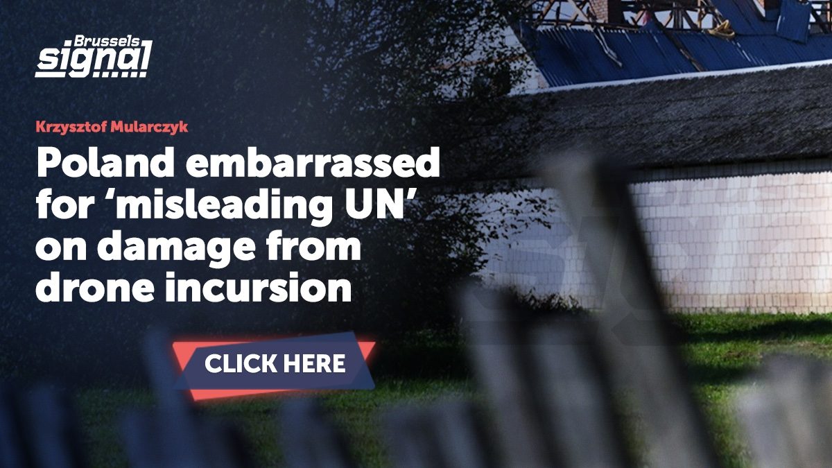 Poland embarrassed for ‘misleading UN’ on damage from drone incursion