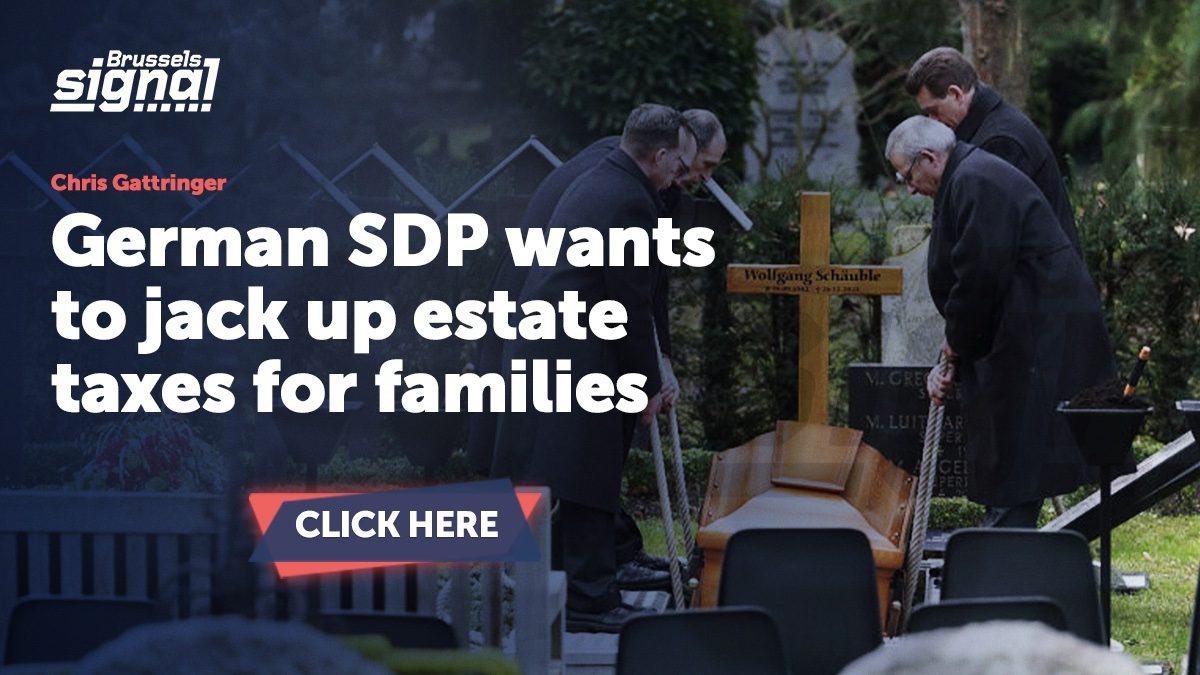 German SDP wants to jack up estate taxes for families