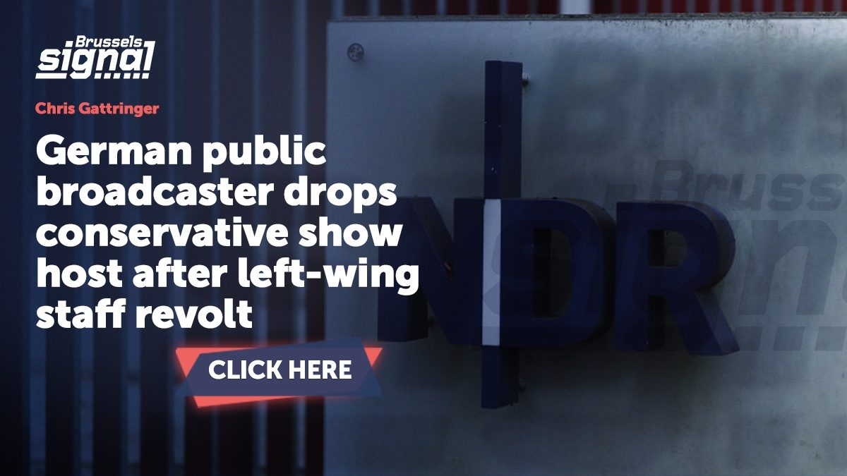 German public broadcaster drops conservative show host after left-wing staff revolt