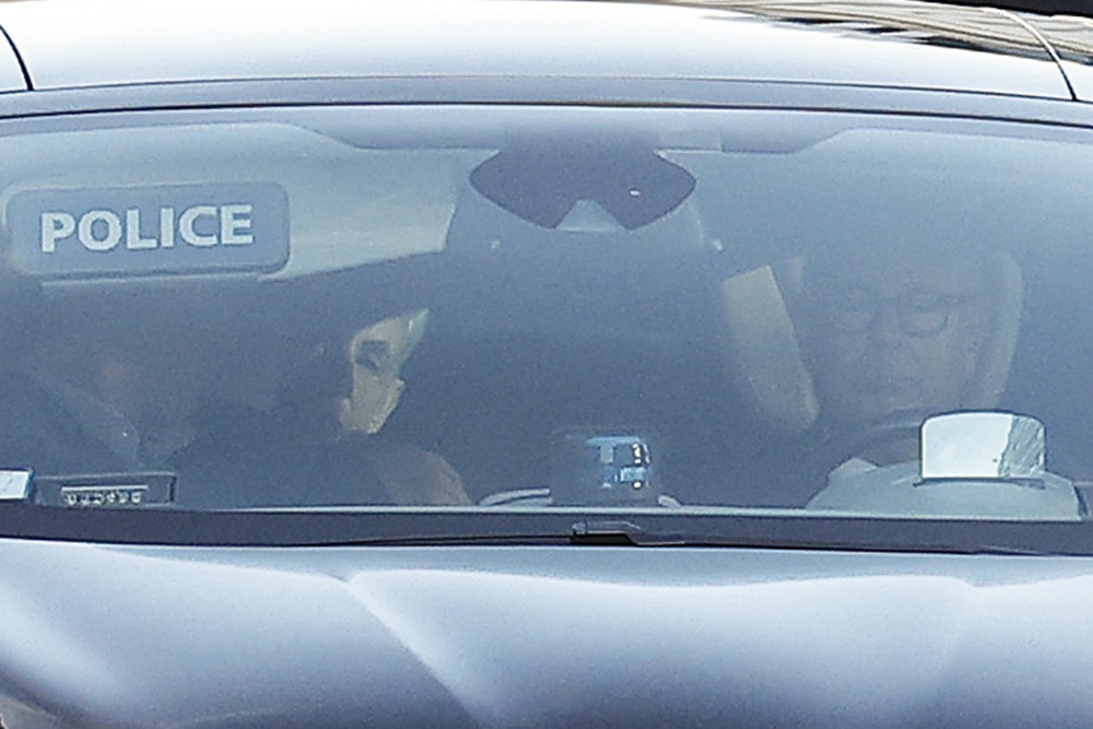 France's ex-president Nicolas Sarkozy became the first former head of an EU state to be jailed Tuesday, proclaiming his innocence as he entered a Paris prison. EPA/YOAN VALAT