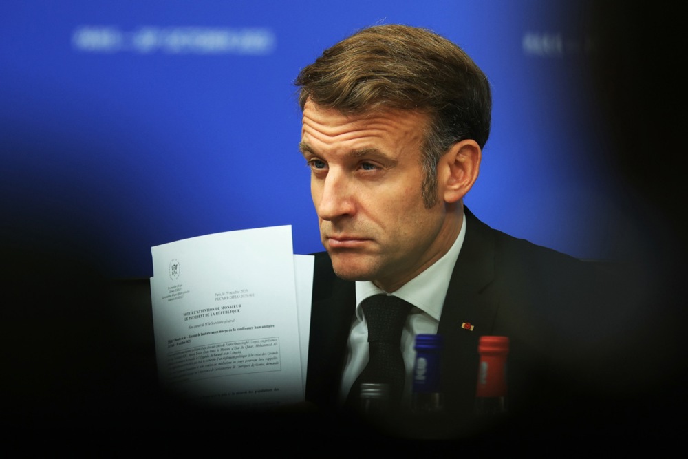 French President Emmanuel Macron says that social media has abandoned informational neutrality, thus undermining democracy and warned that we are living in a “time of crisis”.