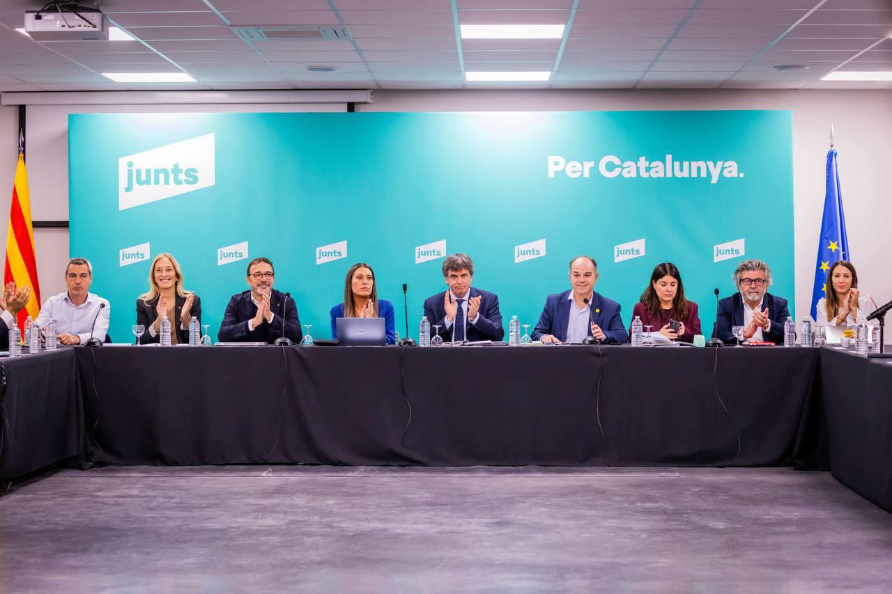Junts party meeting in Perpignan on October 27