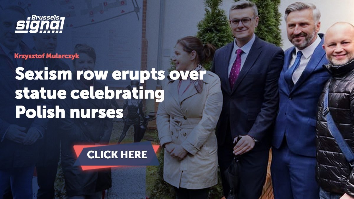 Sexism row erupts over statue celebrating Polish nurses