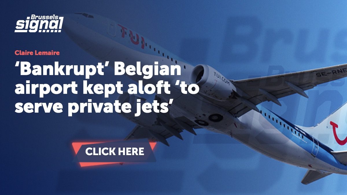 ‘Bankrupt’ Belgian airport kept aloft ‘to serve private jets’