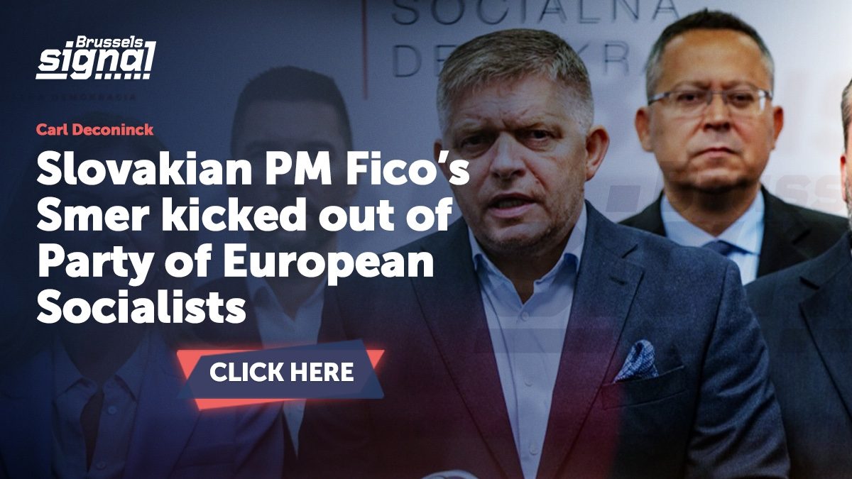 Slovakian PM Fico’s Smer kicked out of Party of European Socialists