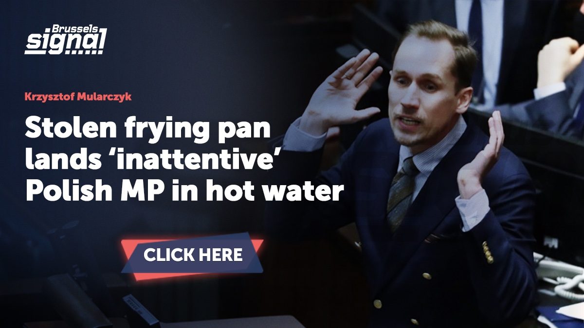 Stolen frying pan lands ‘inattentive’ Polish MP in hot water