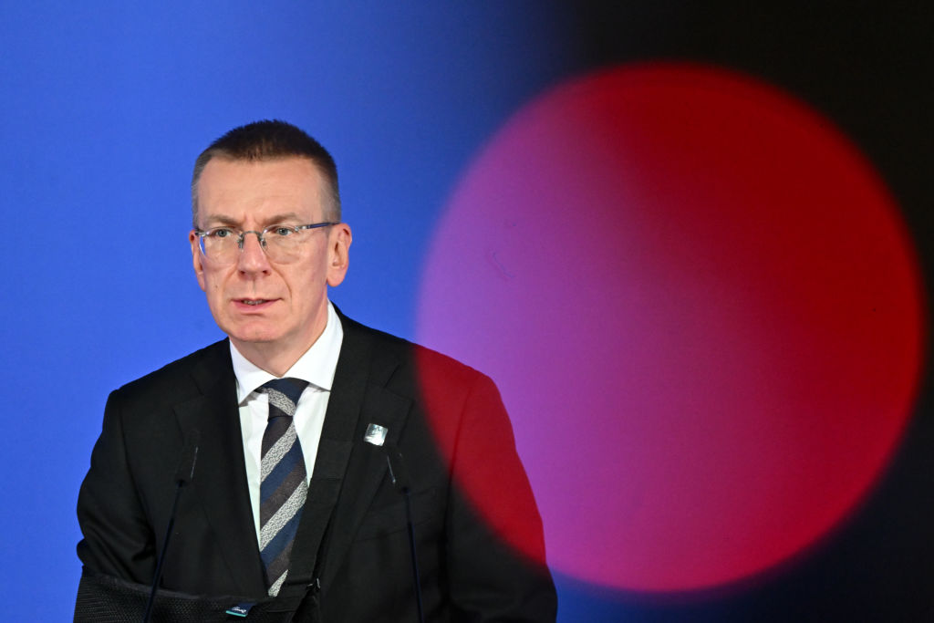 Latvian President Edgars Rinkēvičs has refused to approve his parliament’s decision to withdraw from the Istanbul Convention. (Photo by Omar Marques/Getty Images)