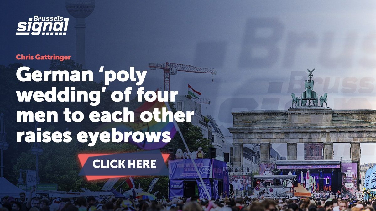German ‘poly wedding’ of four men to each other raises eyebrows