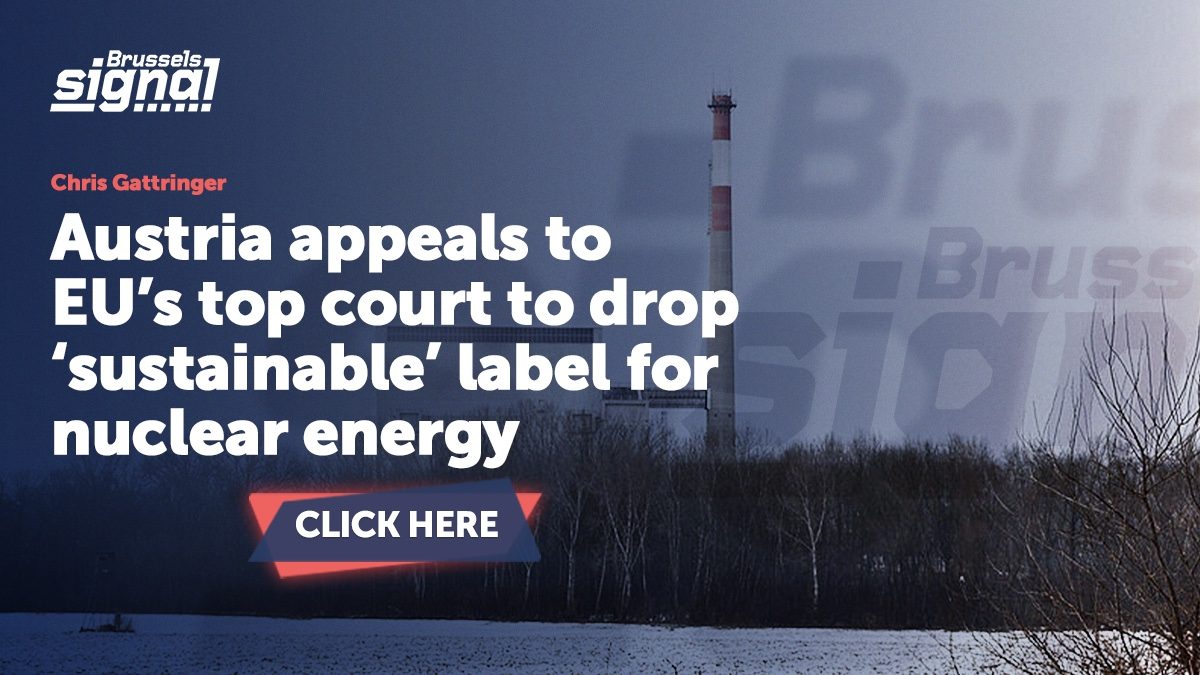 Austria appeals to EU’s top court to drop ‘sustainable’ label for ...