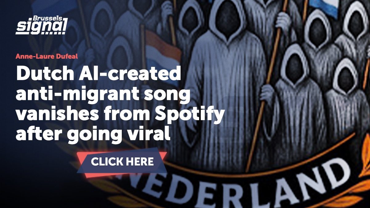 オランダのAIが作った反移民ソング、拡散後にSpotifyから消える