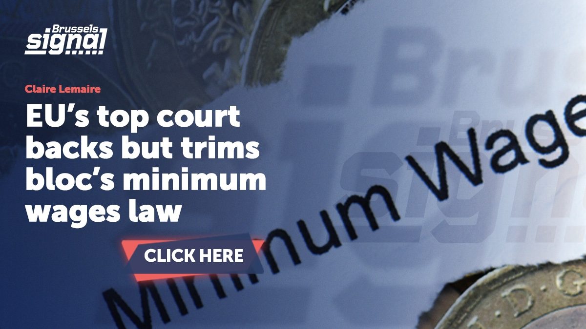 EU’s top court backs but trims bloc’s minimum wages law