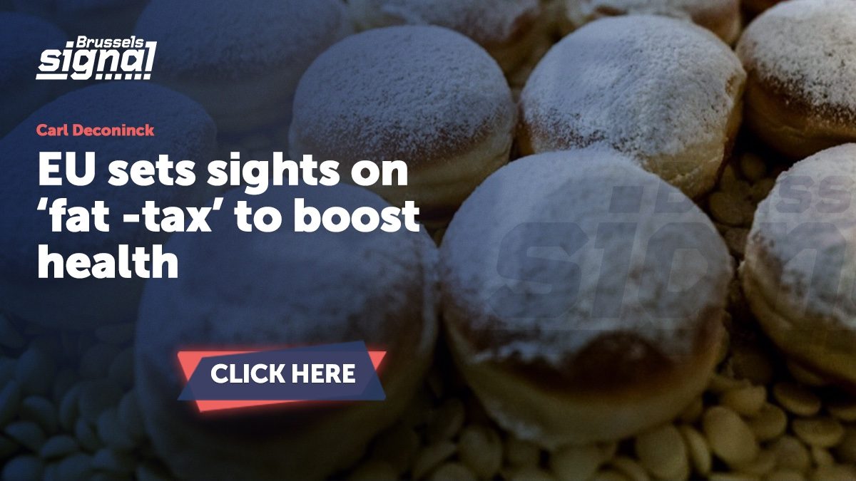 EU sets sights on ‘fat -tax’ to boost health