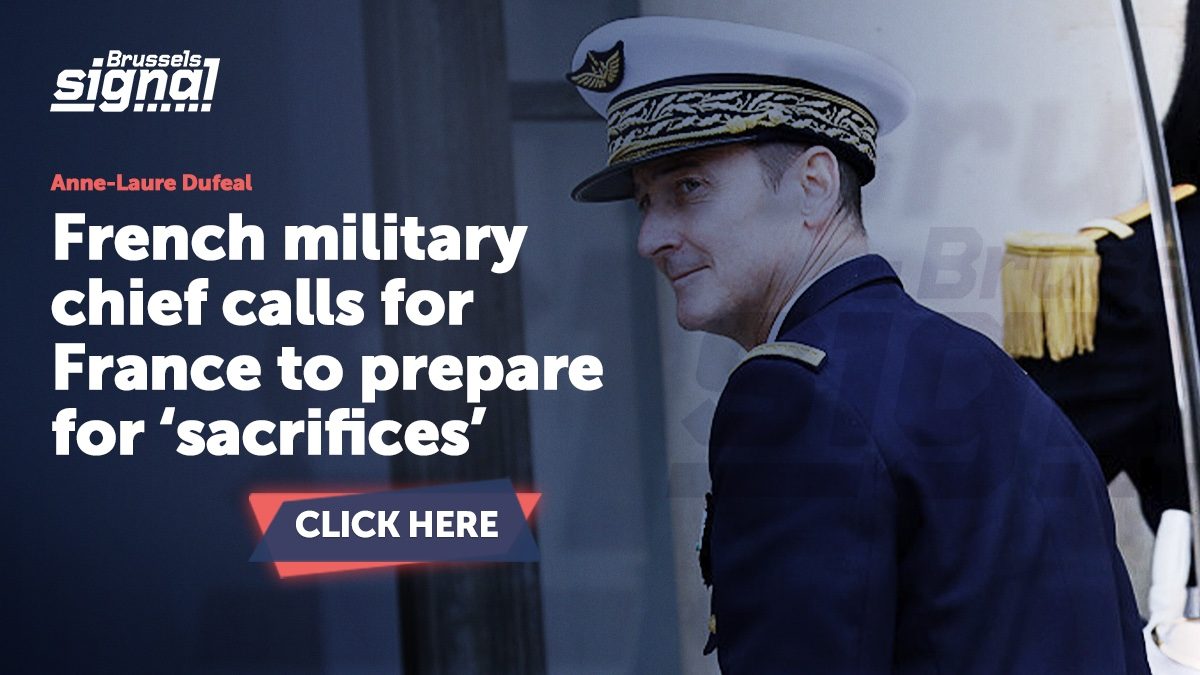 French military chief calls for France to prepare for ‘sacrifices’
