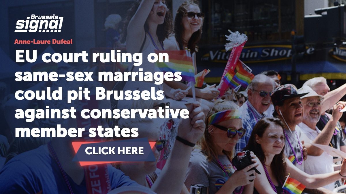EU court ruling on same-sex marriages could pit Brussels against conservative member states