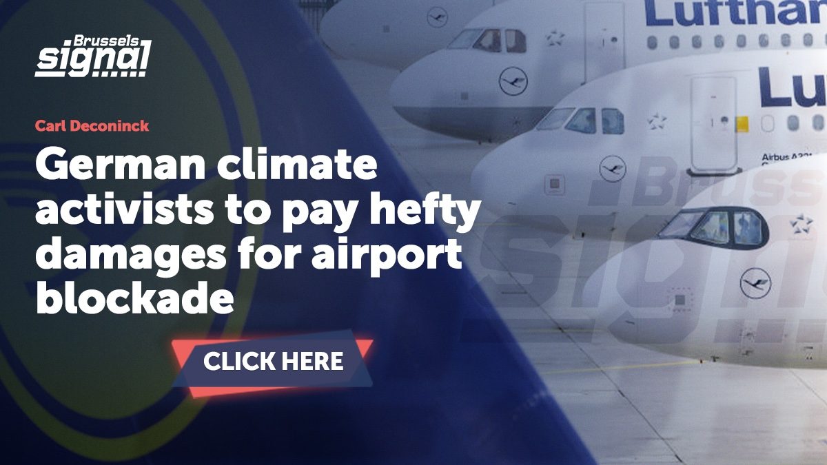 German climate activists to pay hefty damages for airport blockade