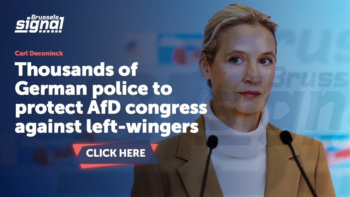 Thousands of German police to protect AfD congress against left-wingers
