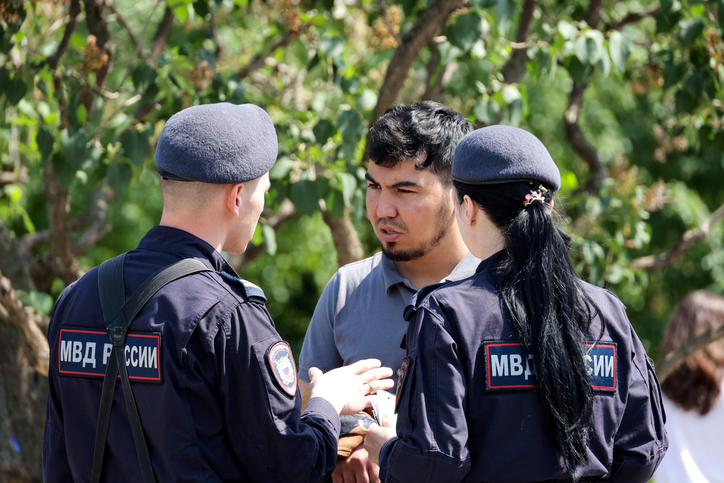 Three men went on trial in Germany today, accused of tailing a former soldier for Ukraine on behalf of a Russian intelligence service for a possible assassination plot. Getty