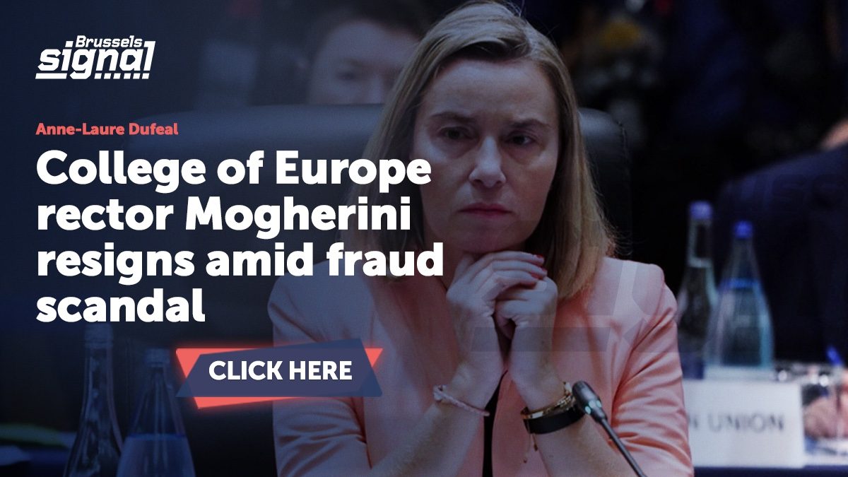 College of Europe rector Mogherini resigns amid fraud scandal