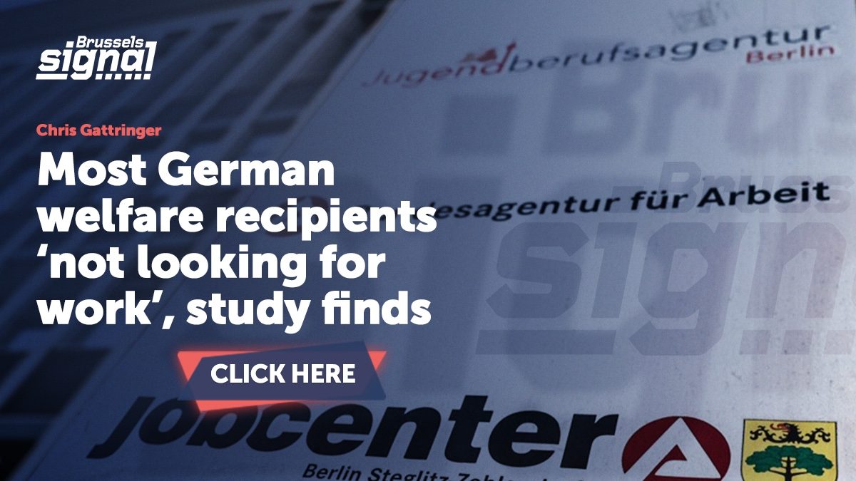 Most German welfare recipients ‘not looking for work’, study finds