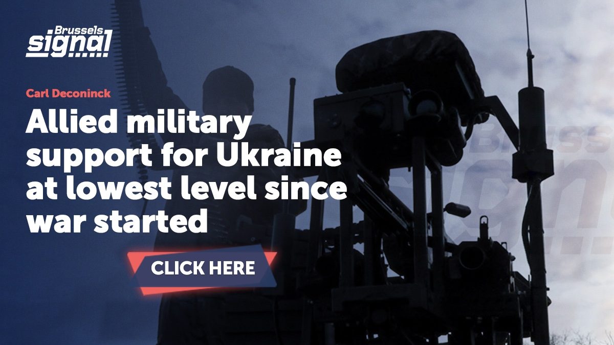 Allied military support for Ukraine at lowest level since war started