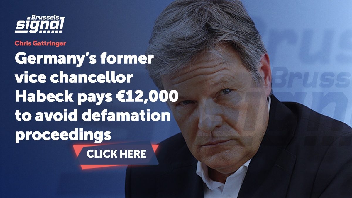 Germany’s former vice chancellor Habeck pays €12,000 to avoid defamation proceedings